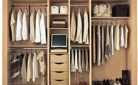 Fylle garderoben - hvordan ordne det indre rommet riktig