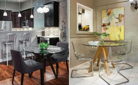 Sklenené stoly do kuchyne - moderný pohľad na luxusný interiér