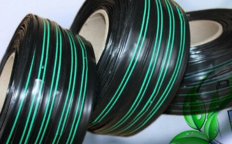 Drip irrigation tape: types, design features, selection rules