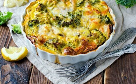 Broccoli casserole - a delicious crispy dish