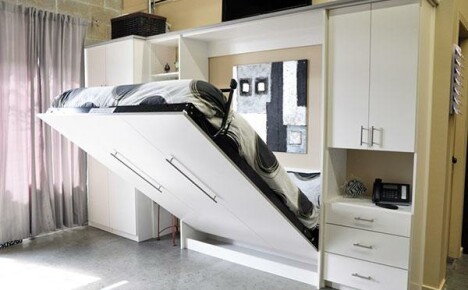 Hopfällbara sängar - rationell användning av litet bostadsutrymme