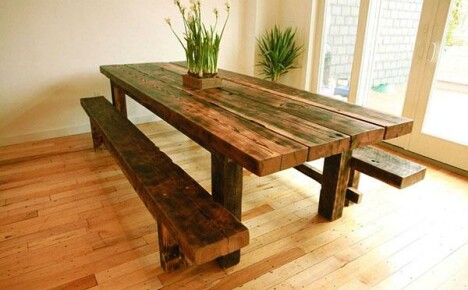 Cara cepat membuat meja dengan tangan anda sendiri dari kayu