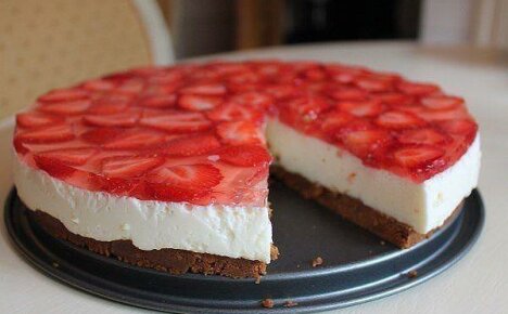 Strawberry cheesecake is the most delicious recipe