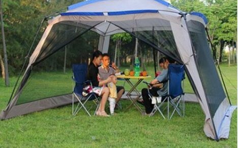Tente ouverte (auvent) pour une résidence d'été de Chine