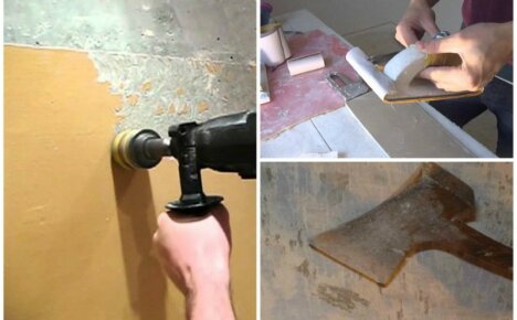 Подготовка за основен ремонт - как да премахнете боята от стена