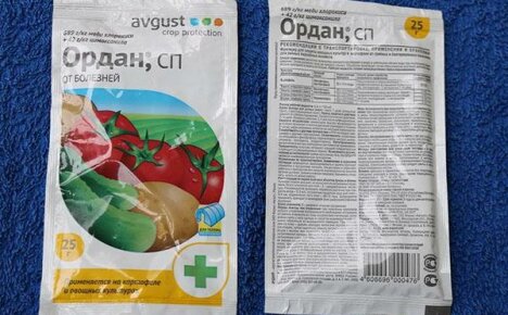 Инструкции за употреба на лекарството Ordan за защита на градинските растения