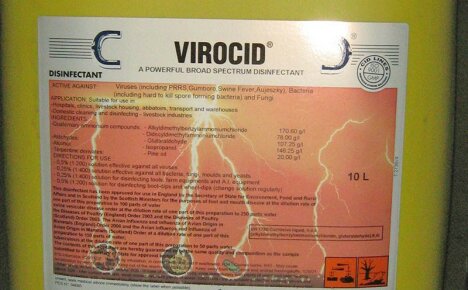 Подробни инструкции за употреба на дезинфектант Virocid