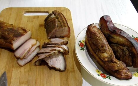 Evde füme domuz yağı - gerçek gurmeler için bir incelik