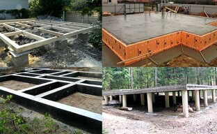 The main types of foundations for a private house