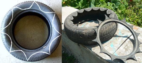 tire cut diagram