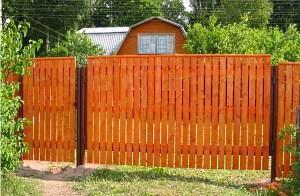 medinė tvora