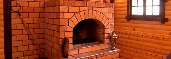 brick fireplace