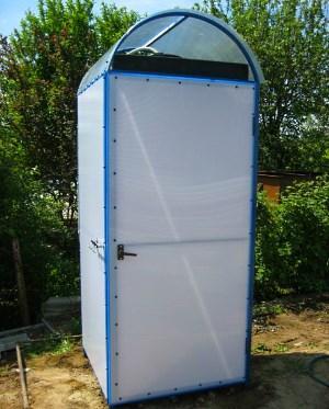 cabine de douche en polycarbonate