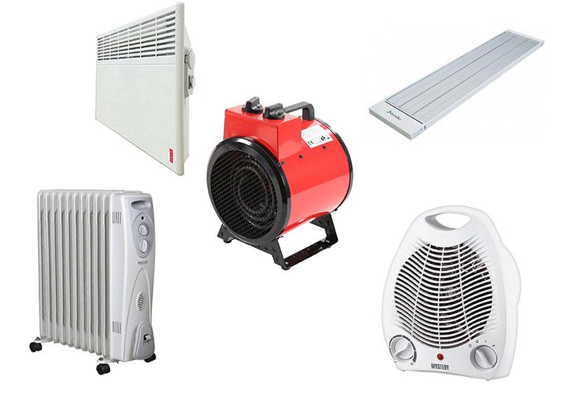 types of home heaters