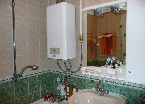 Kazán a fürdőszobában