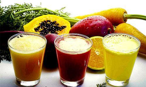 Frisk naturlig juice er god for kroppen