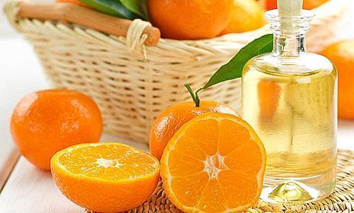 Tangerine oil will help to increase tone and improve well-being