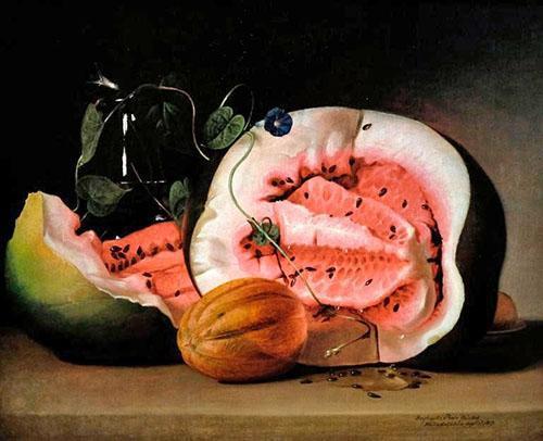 Sådanne vandmeloner blev dyrket før