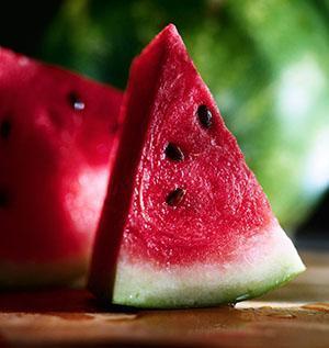 Små mengder vannmelon er sunne