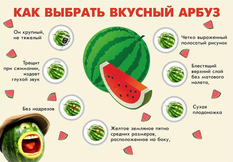 išsirinkęs skanų arbūzą