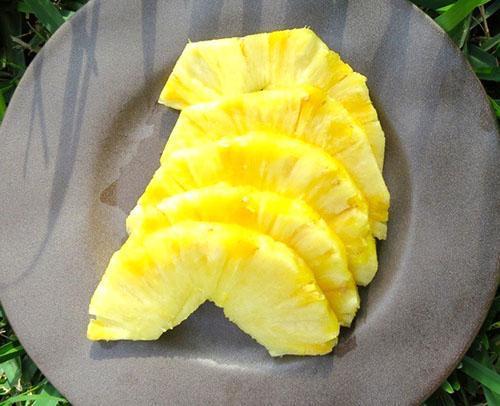 En begrenset mengde ananas vil ikke skade noe