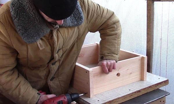DIY bee hive assembly
