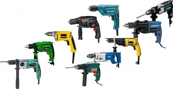 Varieties of electric drills