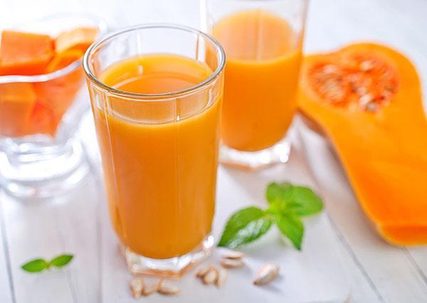 Orangengesundes Getränk