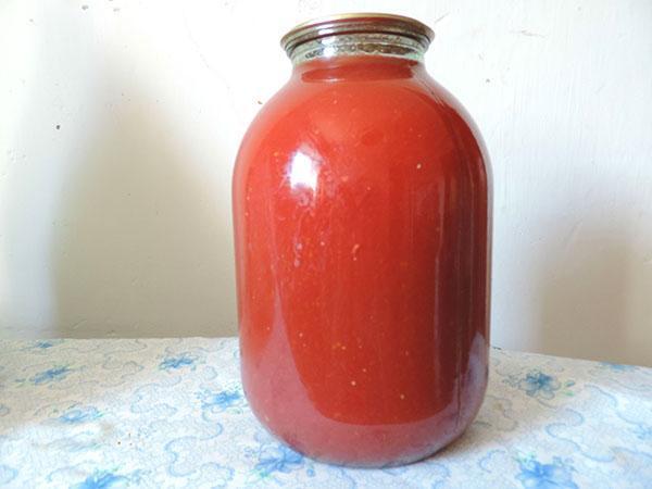 kış için domates suyu