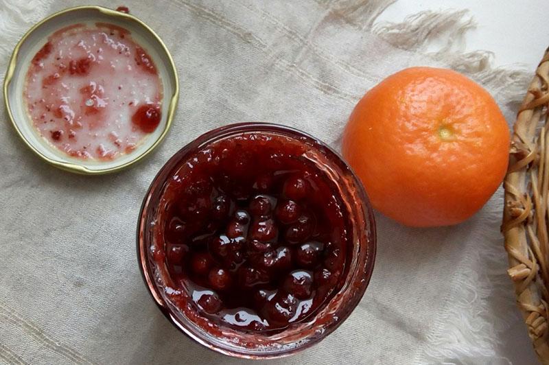 lingonberry at orange jam