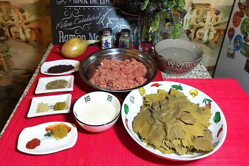 ingredients for dolma