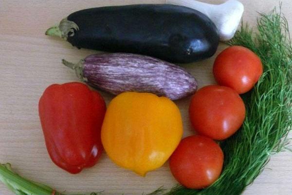 sayur-sayuran dan herba untuk salad