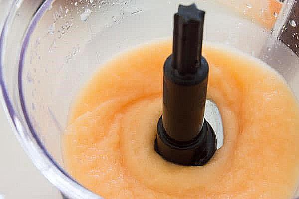 beat the melon with syrup