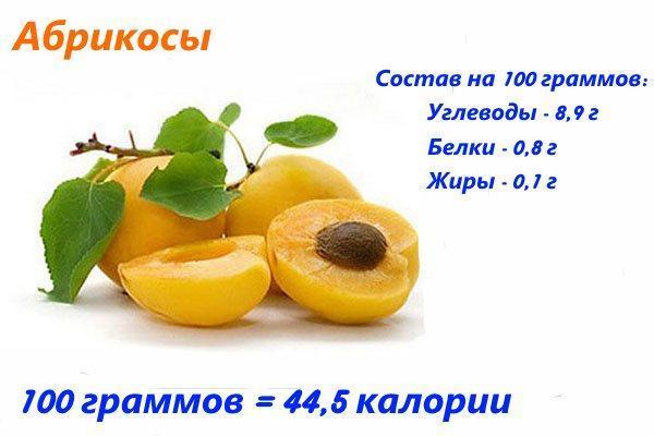 aprikos kalori