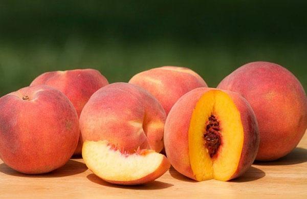 juicy sweet peach fruit