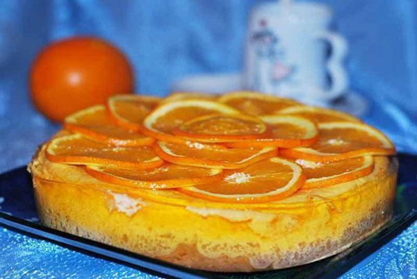 oranžový koláč
