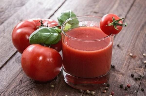 jus de tomate délicat