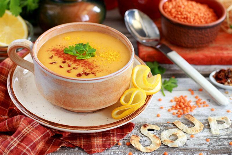 lentil soup from sunny Turkey