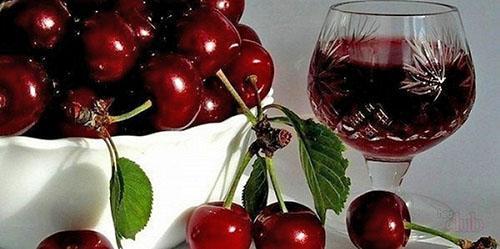 ripe cherries for wine