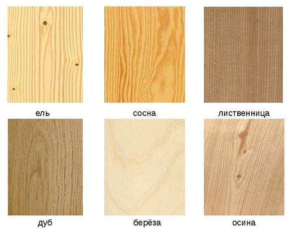 espècies de fusta per a portells