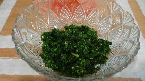 cilantro and parsley adjika