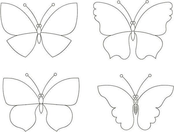 wzory motyli na żyrandole