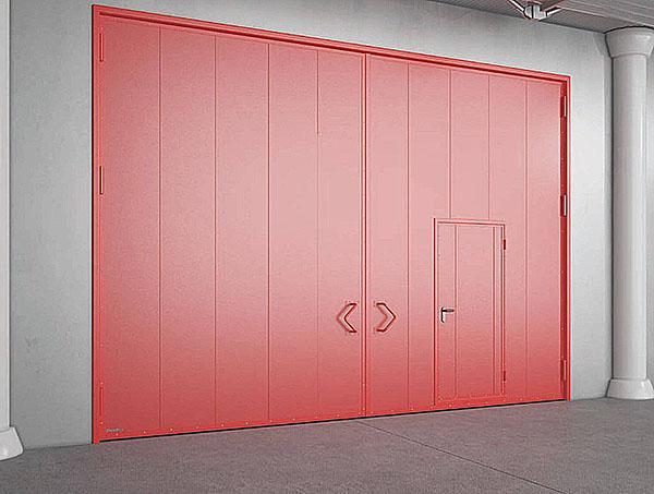 jednostavna konstrukcija garažnih vrata