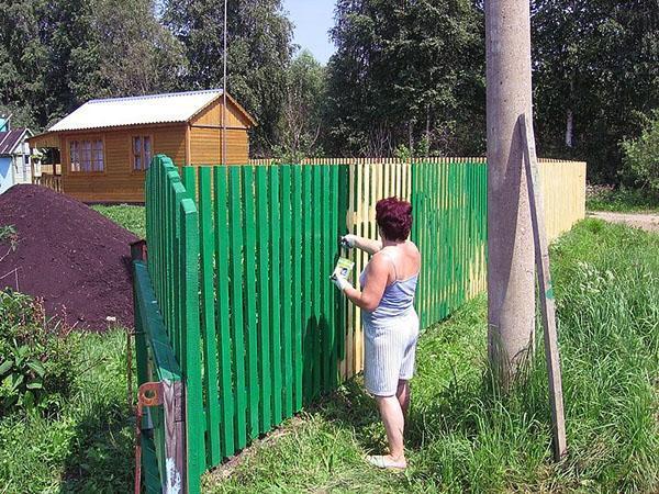 måla staketet
