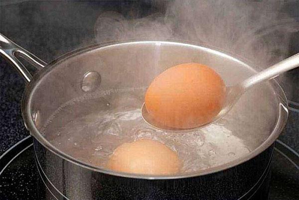 skuhajte jaja