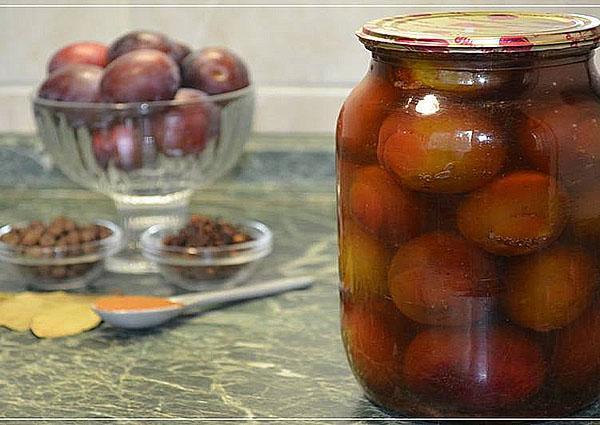pickled plums
