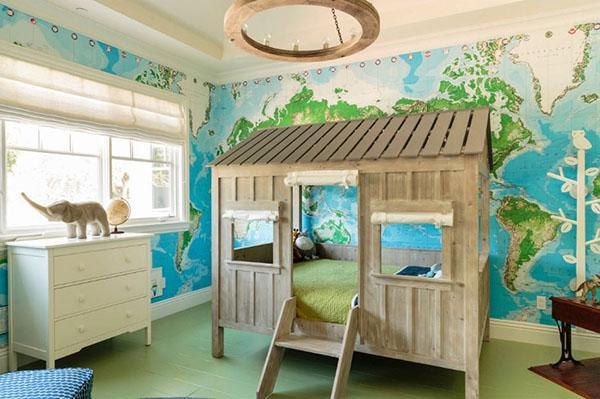 do-it-yourself house for the child in the apartment