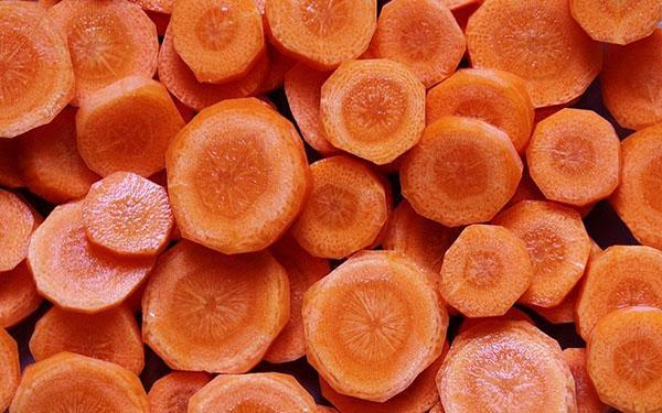 friske gulerødder