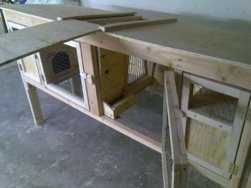 how to make a rabbit cage