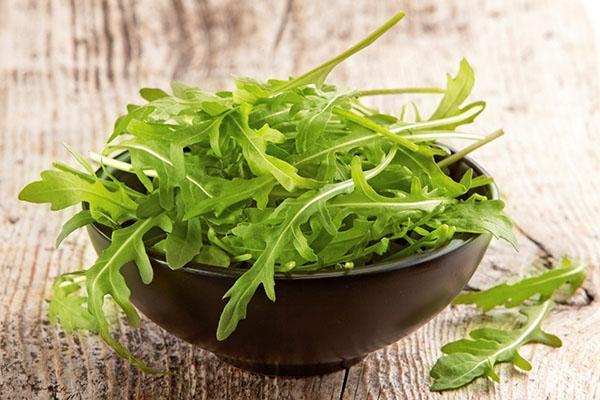 fordelene og skaderne ved arugula salat